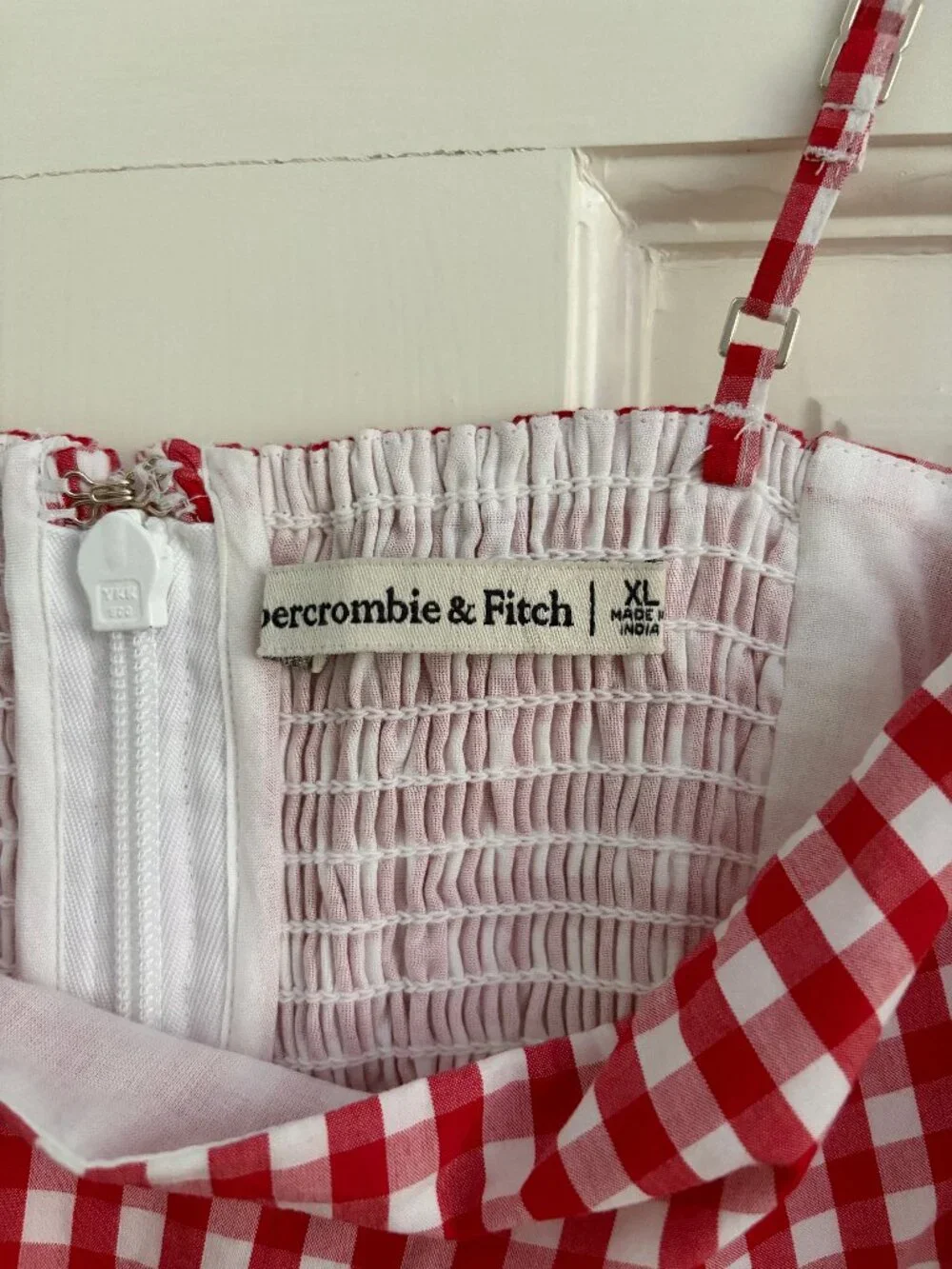 Babydoll Gingham Dress NWT - Picture 4 of 4